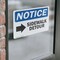 Signmission Sidewalk Detour (Right Arrow) Sign With Symbol, 10 in W x Rectangle, Vinyl Decal OS-2PACK-NS-D-710-L-18327 - alternate 5